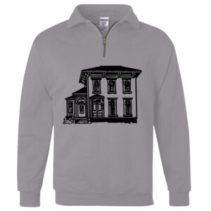 Nublend® Cadet Collar Quarter-Zip Sweatshirt Thumbnail