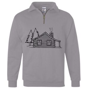 Nublend® Cadet Collar Quarter-Zip Sweatshirt Thumbnail