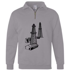 Nublend® Cadet Collar Quarter-Zip Sweatshirt Thumbnail