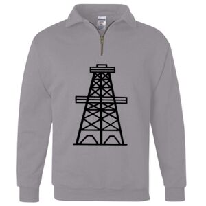 Nublend® Cadet Collar Quarter-Zip Sweatshirt Thumbnail