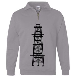 Nublend® Cadet Collar Quarter-Zip Sweatshirt Thumbnail