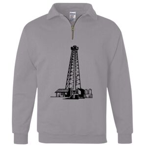 Nublend® Cadet Collar Quarter-Zip Sweatshirt Thumbnail