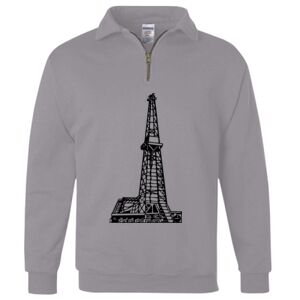 Nublend® Cadet Collar Quarter-Zip Sweatshirt Thumbnail