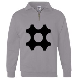 Nublend® Cadet Collar Quarter-Zip Sweatshirt Thumbnail