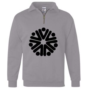 Nublend® Cadet Collar Quarter-Zip Sweatshirt Thumbnail