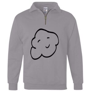 Nublend® Cadet Collar Quarter-Zip Sweatshirt Thumbnail