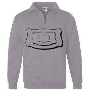 Nublend® Cadet Collar Quarter-Zip Sweatshirt Thumbnail