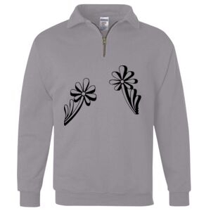 Nublend® Cadet Collar Quarter-Zip Sweatshirt Thumbnail