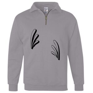 Nublend® Cadet Collar Quarter-Zip Sweatshirt Thumbnail