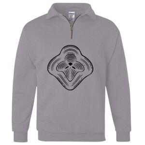 Nublend® Cadet Collar Quarter-Zip Sweatshirt Thumbnail