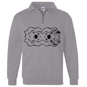 Nublend® Cadet Collar Quarter-Zip Sweatshirt Thumbnail