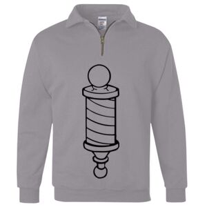 Nublend® Cadet Collar Quarter-Zip Sweatshirt Thumbnail