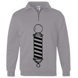 Nublend® Cadet Collar Quarter-Zip Sweatshirt Thumbnail