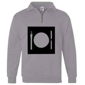 Nublend® Cadet Collar Quarter-Zip Sweatshirt Thumbnail