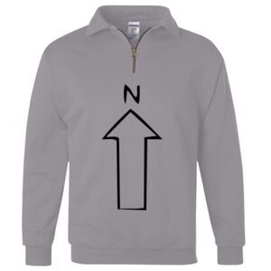 Nublend® Cadet Collar Quarter-Zip Sweatshirt Thumbnail