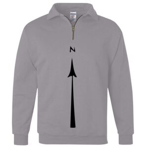 Nublend® Cadet Collar Quarter-Zip Sweatshirt Thumbnail