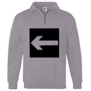 Nublend® Cadet Collar Quarter-Zip Sweatshirt Thumbnail