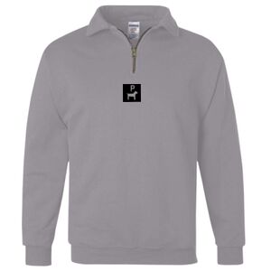 Nublend® Cadet Collar Quarter-Zip Sweatshirt Thumbnail