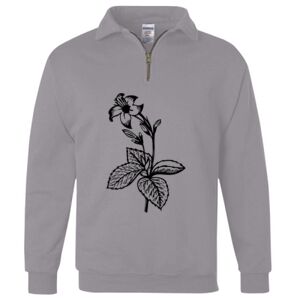 Nublend® Cadet Collar Quarter-Zip Sweatshirt Thumbnail