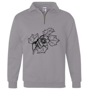 Nublend® Cadet Collar Quarter-Zip Sweatshirt Thumbnail