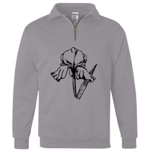 Nublend® Cadet Collar Quarter-Zip Sweatshirt Thumbnail