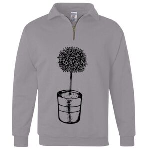 Nublend® Cadet Collar Quarter-Zip Sweatshirt Thumbnail