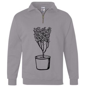 Nublend® Cadet Collar Quarter-Zip Sweatshirt Thumbnail