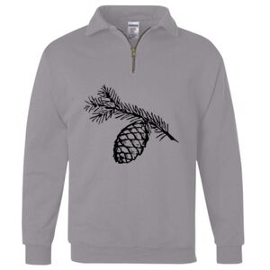 Nublend® Cadet Collar Quarter-Zip Sweatshirt Thumbnail