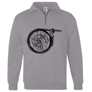 Nublend® Cadet Collar Quarter-Zip Sweatshirt Thumbnail