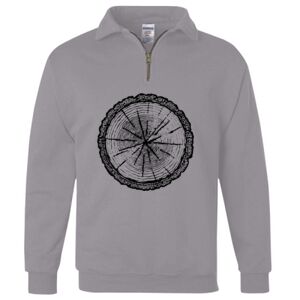 Nublend® Cadet Collar Quarter-Zip Sweatshirt Thumbnail