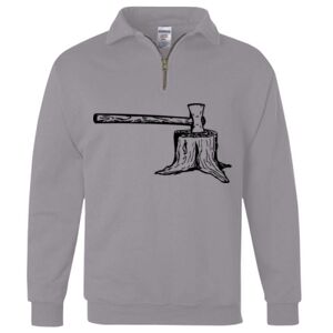 Nublend® Cadet Collar Quarter-Zip Sweatshirt Thumbnail