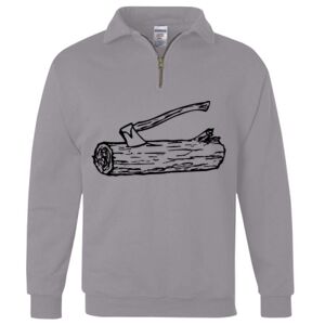 Nublend® Cadet Collar Quarter-Zip Sweatshirt Thumbnail