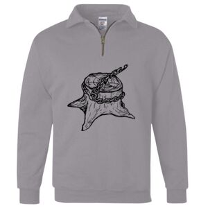 Nublend® Cadet Collar Quarter-Zip Sweatshirt Thumbnail