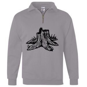 Nublend® Cadet Collar Quarter-Zip Sweatshirt Thumbnail