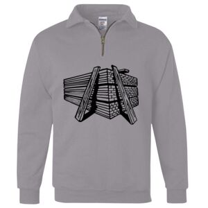 Nublend® Cadet Collar Quarter-Zip Sweatshirt Thumbnail