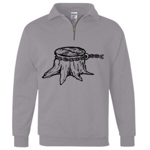 Nublend® Cadet Collar Quarter-Zip Sweatshirt Thumbnail