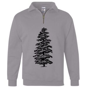 Nublend® Cadet Collar Quarter-Zip Sweatshirt Thumbnail