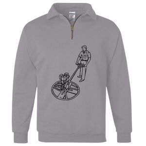 Nublend® Cadet Collar Quarter-Zip Sweatshirt Thumbnail