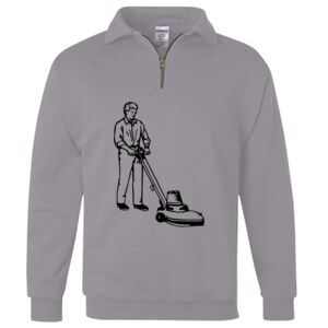 Nublend® Cadet Collar Quarter-Zip Sweatshirt Thumbnail