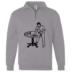 Nublend® Cadet Collar Quarter-Zip Sweatshirt Thumbnail