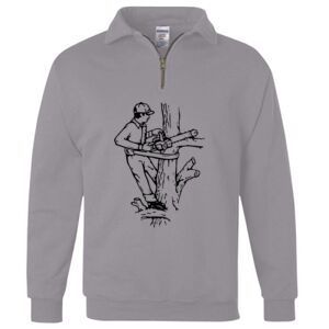 Nublend® Cadet Collar Quarter-Zip Sweatshirt Thumbnail