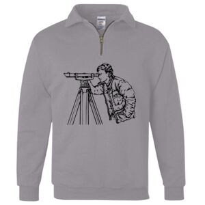 Nublend® Cadet Collar Quarter-Zip Sweatshirt Thumbnail