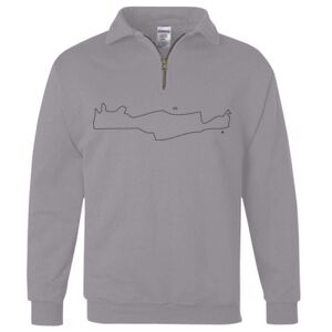 Nublend® Cadet Collar Quarter-Zip Sweatshirt Thumbnail
