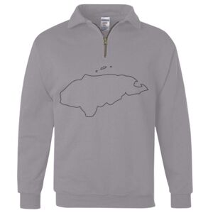 Nublend® Cadet Collar Quarter-Zip Sweatshirt Thumbnail