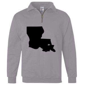 Nublend® Cadet Collar Quarter-Zip Sweatshirt Thumbnail