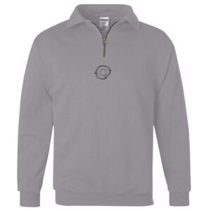 Nublend® Cadet Collar Quarter-Zip Sweatshirt Thumbnail