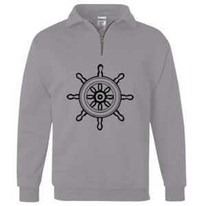 Nublend® Cadet Collar Quarter-Zip Sweatshirt Thumbnail