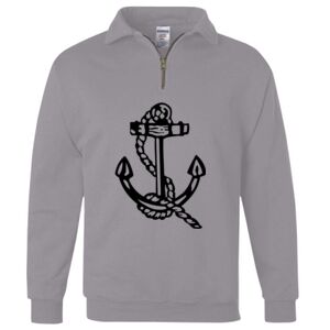 Nublend® Cadet Collar Quarter-Zip Sweatshirt Thumbnail