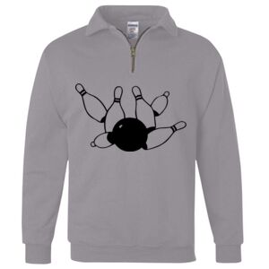 Nublend® Cadet Collar Quarter-Zip Sweatshirt Thumbnail