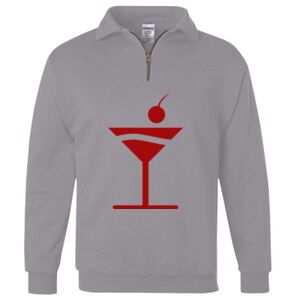 Nublend® Cadet Collar Quarter-Zip Sweatshirt Thumbnail